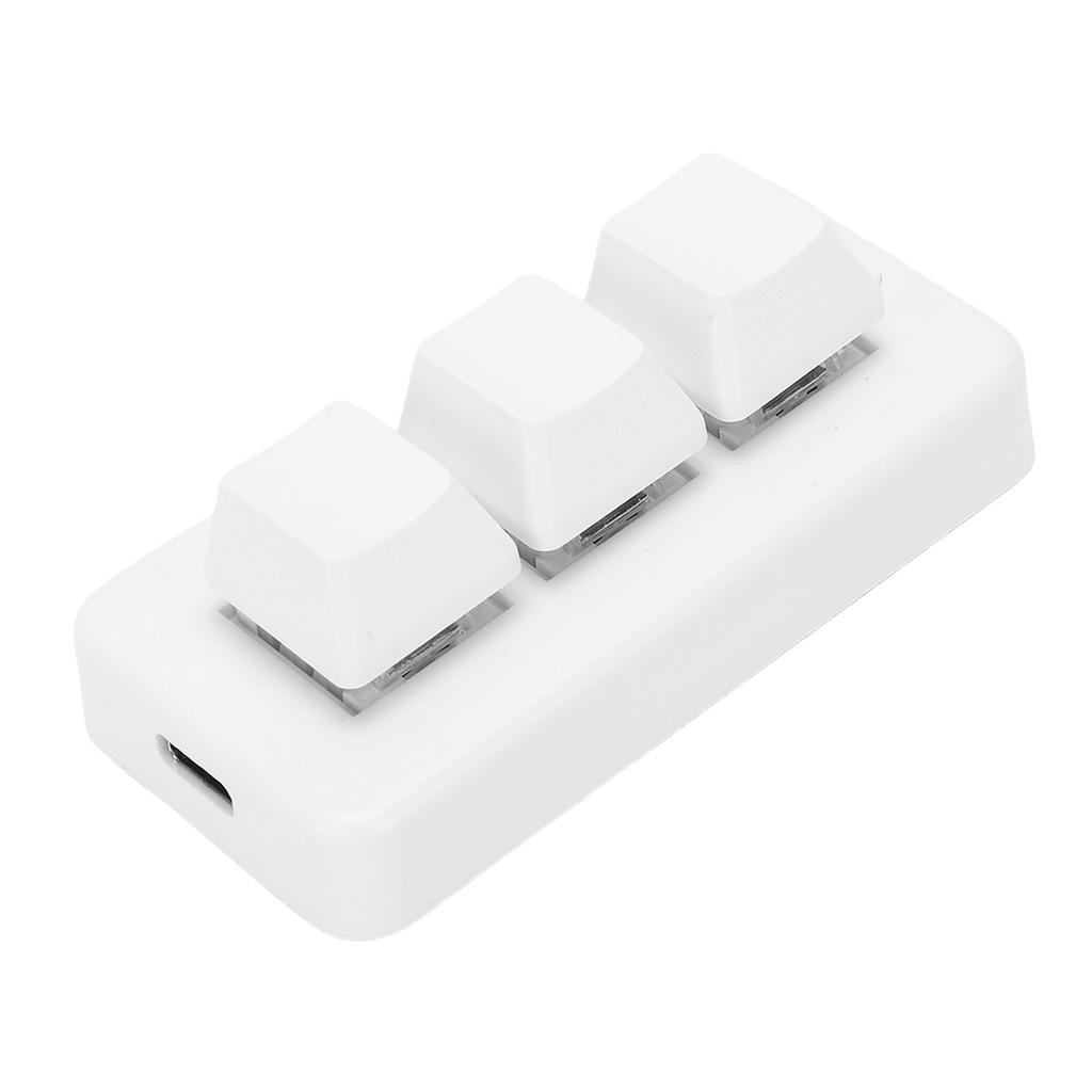 3 Keys Small Keypad USB Wired 2.4G Wireless Custom Mechanical Keyboard for Gaming and Work
