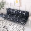 Armless Futon Sofa Bed Cover Stretch Folding Sofa Cover Living Room Without Armrests Removable Washable 3 Seater Sofa Slipcover