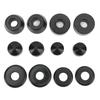 Skateboard Shock Absorber PU Black High Resilience Bracket Shockproof Pad for Longboard