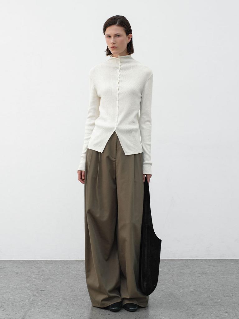 ATELIER NAIN Cliff Half Neck Knit(Cd-2232)