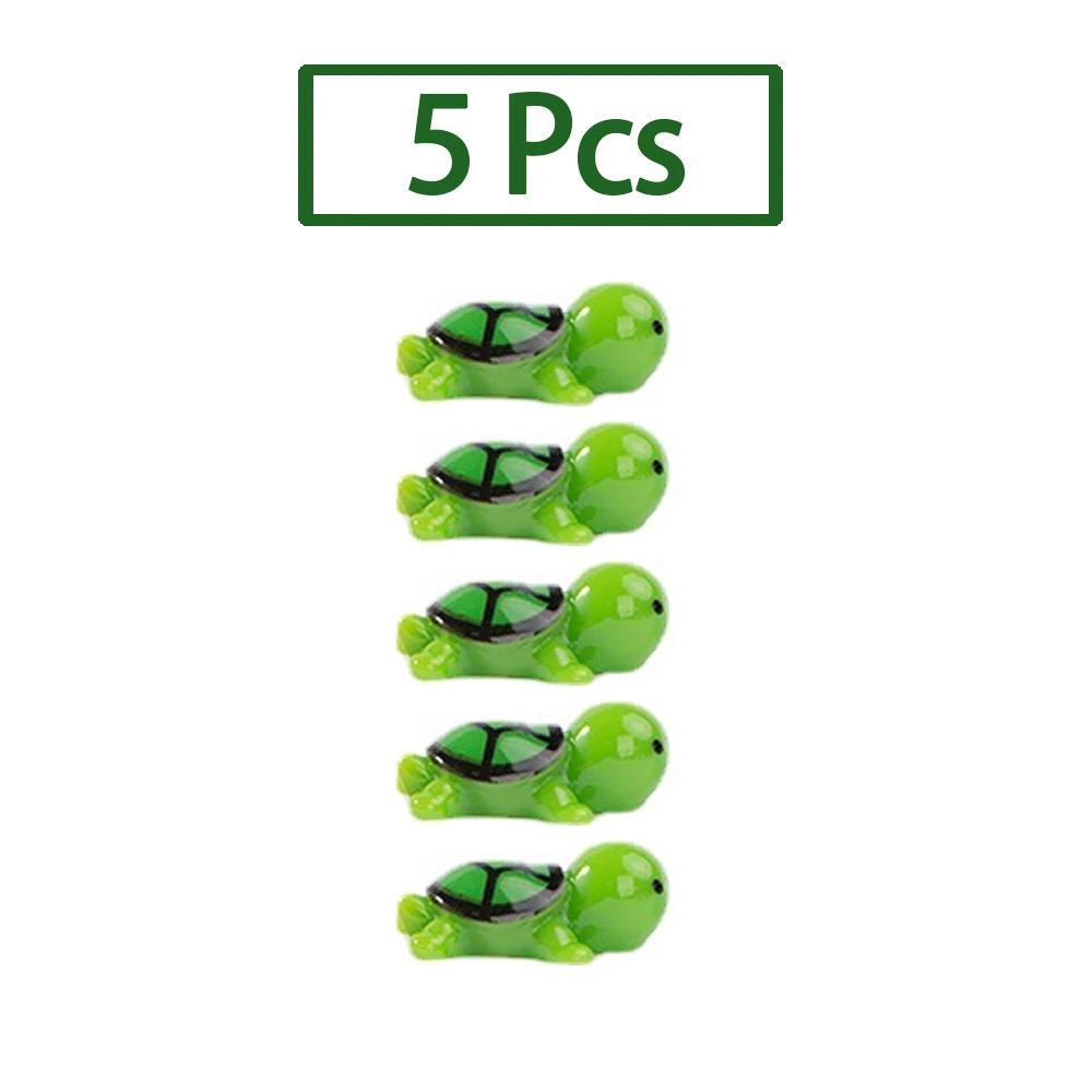 

5-30Pcs Mini Turtle Miniature Figurine Ornaments Animal DIY Crafts for Desk Pot Landscape Car Garden Home Decoration Accessories 10mm x 23mm