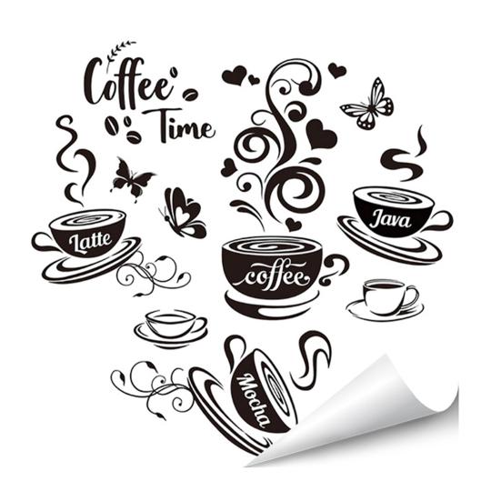 Kitchen Quotes Wall Sticker Removable PVC Wall Art Sign Peel And Stick Wall Decals for Dining Baking Room Bar Restaurant Home Decor