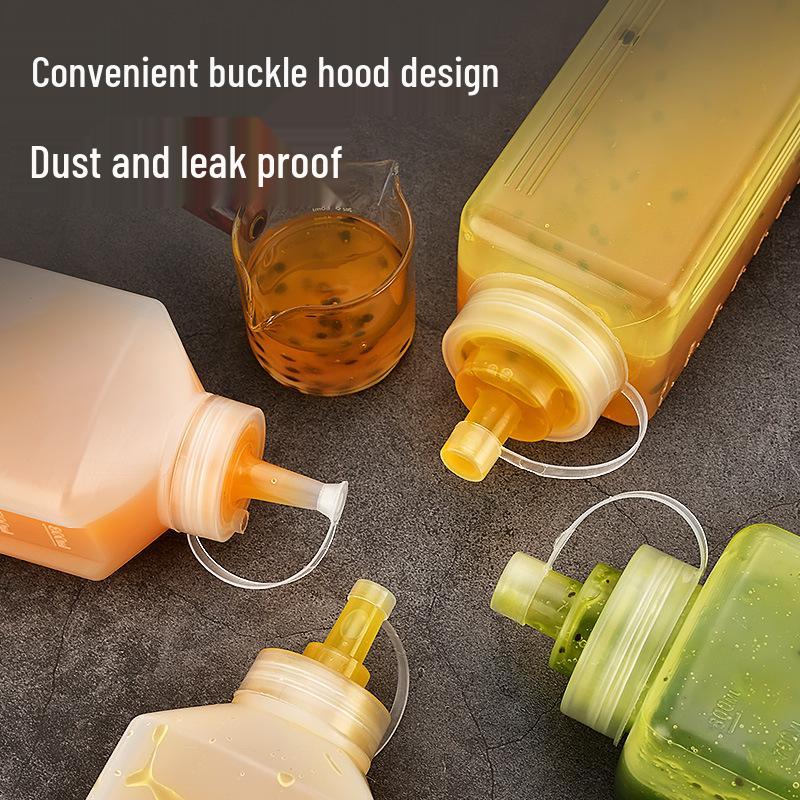 Commercial Tomato Salad Dressing Plastic Squeeze Bottle - Food Grade, Wide Mouth, Ideal for Jam and Milk Tea