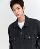 Musinsa Standard Relaxed Denim Trucker Jacket [Washed Black]