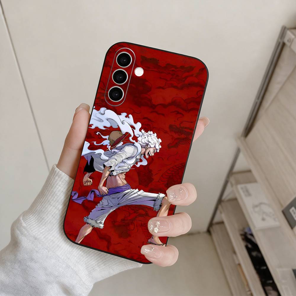 Straw Hat Luffy Eternal Legend Phone Case For Samsung Galaxy A73,A72,A71,A70,A53,A52,A51,Others Soft Black Cover