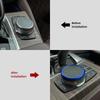 Red Aluminum Ring Center Console IDrive Multimedia Controller Knob Ring for -BMW 1 2 3 4 5 6 7 Series X3 X4 X5 X6 Accessories