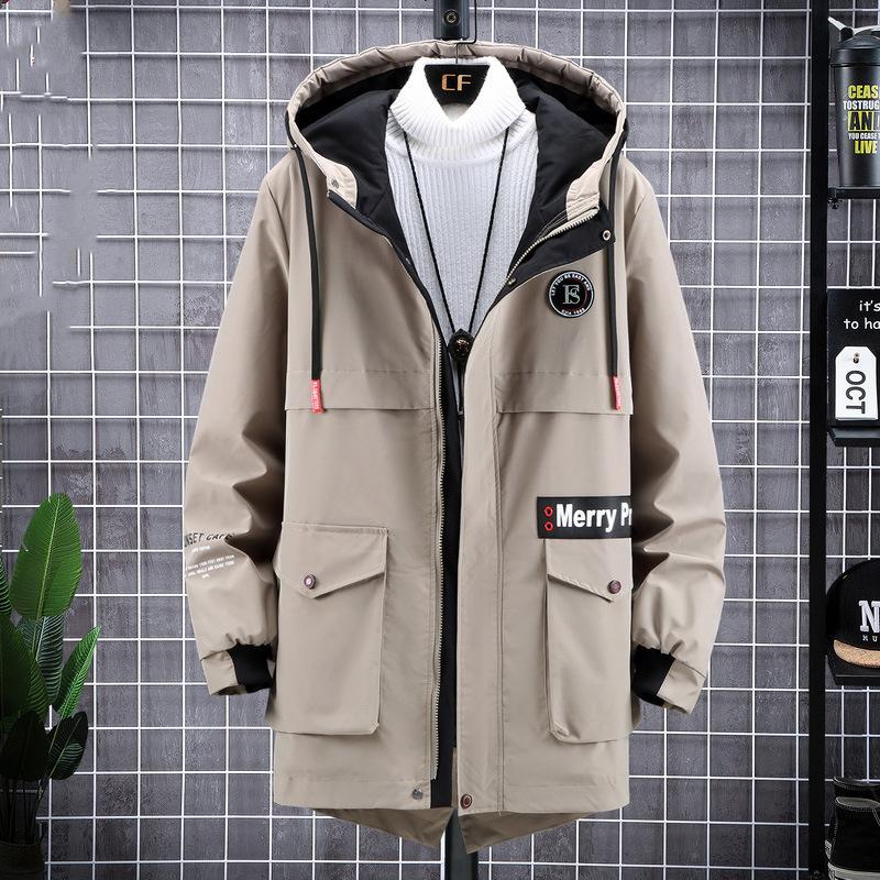 

Мужская осенне-зимняя куртка из жирного хлопка больших размеров, хлопковая куртка на пуху, размеры 4XL-10XL 10XL хаки