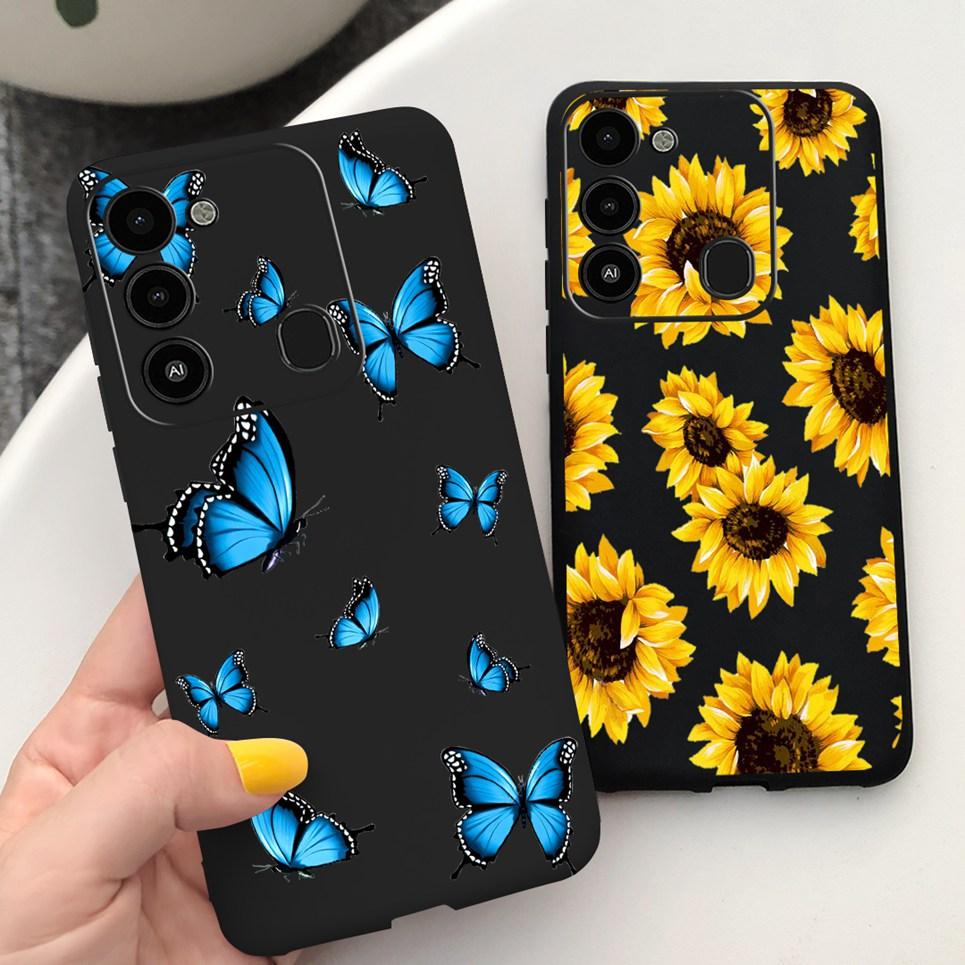 For Tecno Spark 8C Case KG5k Shockproof Soft Silicone TPU Back Cover For Tecno Spark 8 Pro Spark8 Phone Cases Spark8 Case Bumper