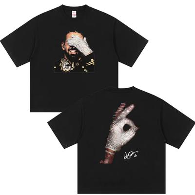 Rapper Drake ICEMAN Album 2026 Graphic T Shirts Men's Gothic Hip Hop Clothing T-shirt Vintage Fashion Trendy Tee Y2K