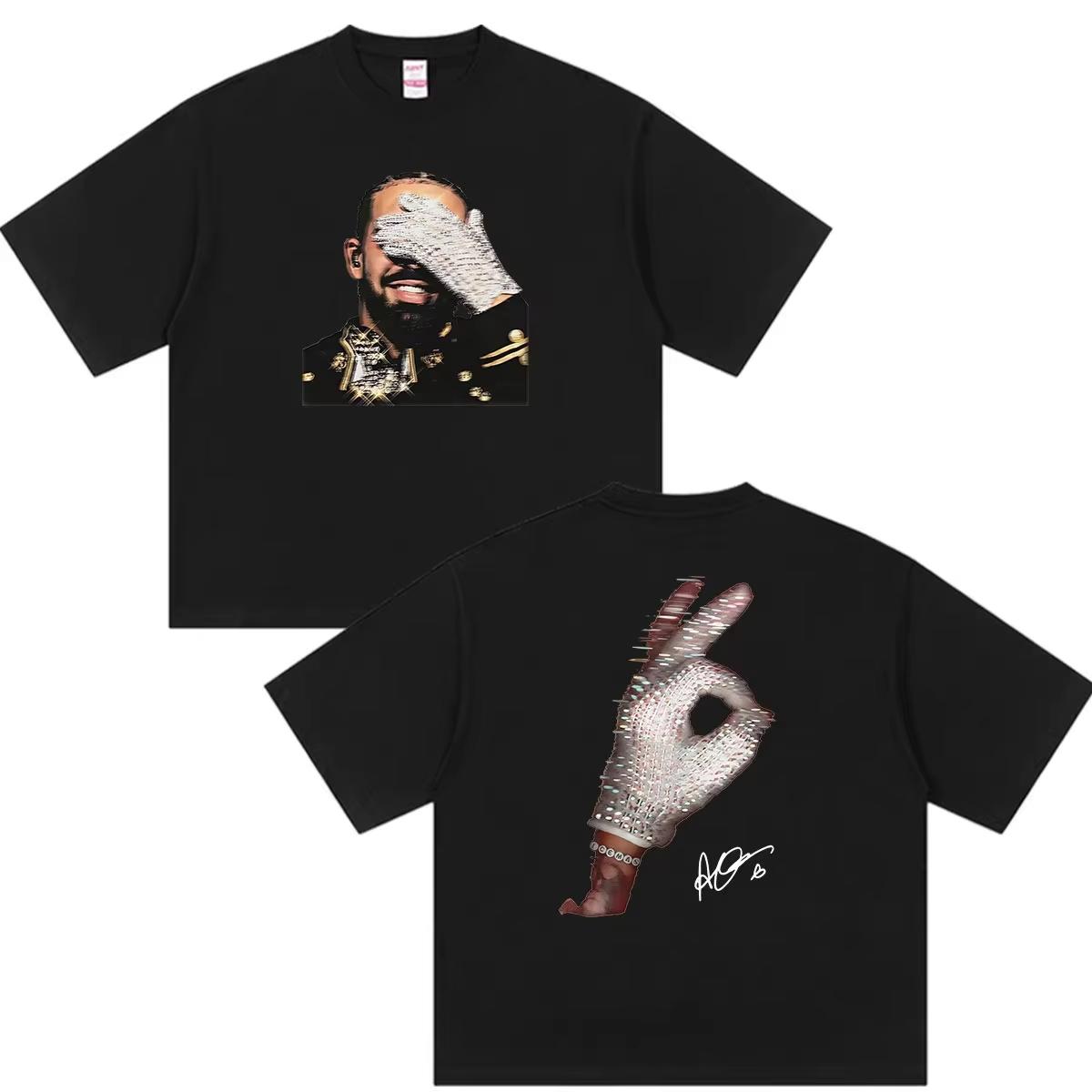 Rapper Drake ICEMAN Album 2026 Grafik T-Shirts Herren Gothic Hip Hop Kleidung T-Shirt Vintage Mode Trendiges Tee Y2K M