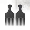 Wide Teeth Brush Pick Comb Fork Hairbrush Insert Hair Pick Comb Plastic Combs For Curly Afro Hair Styling Tools For Women Men