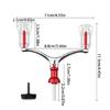 Aluminum Double Handle Fishing Reel Handle Power Handle Replacement Assembly Part Double Rocker Arm Fishing Reel Handle