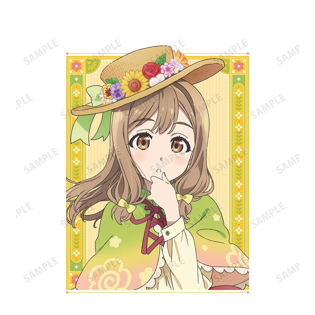 Phantom Yohane SUNSHINE In the MIRROR Original Illustration Hanamaru Flower Festival Village Girl Ver. T-Shirt Women's Size Small