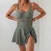 Bikini New Sense European and American One-piece Swimsuit Women Beach Skirt Swimsuit Premium