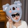 Plüschhut, PP-Baumwolle gefüllt, elastisch, weich, warm, für den Winter, Cosplay, Tierform, Kopfbedeckung