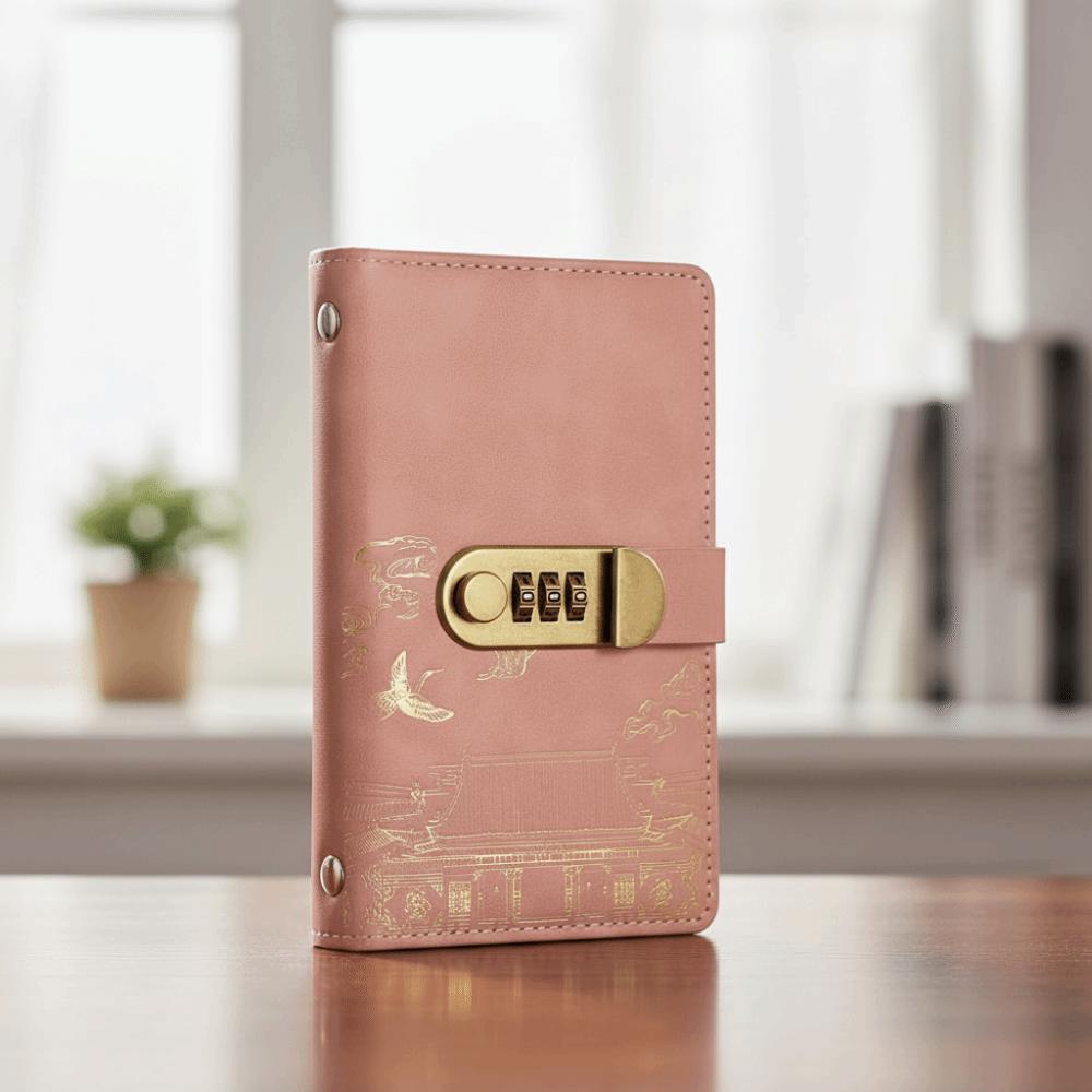 With Password Lock Budget Binder with Lock Wallet Storage Account Book  Girls Boys