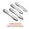 Stickers For Toyota Alphard Vellfire 40 Series  2024 Car Attachment Styling ABS Chrome Exterior Door Handle Bowl Cover Trim