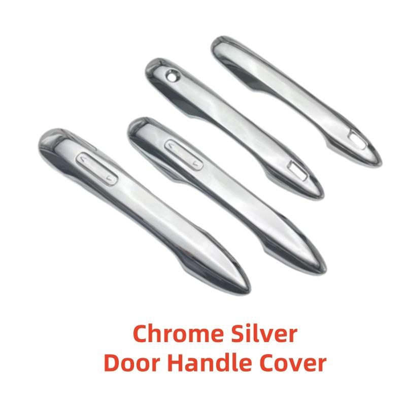 Stickers For Toyota Alphard Vellfire 40 Series  2024 Car Attachment Styling ABS Chrome Exterior Door Handle Bowl Cover Trim