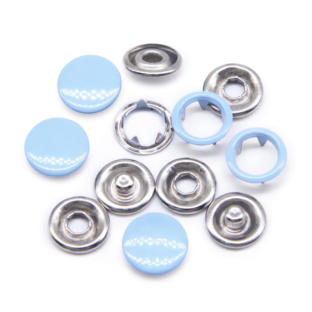 

10 мм металлический зубец кнопка кнопка кнопка гвоздики застежка полое зубчатое кольцо для одежды швейные сумки обувь 20 sets