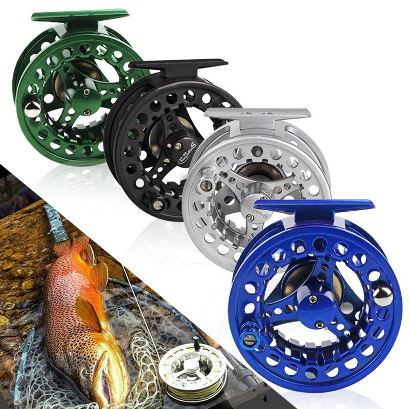 Fly Fishing Reel 5/6 Wt CNC Machined Aluminum Alloy Body Spool Great for Freshwater Bass Fly Fishing
