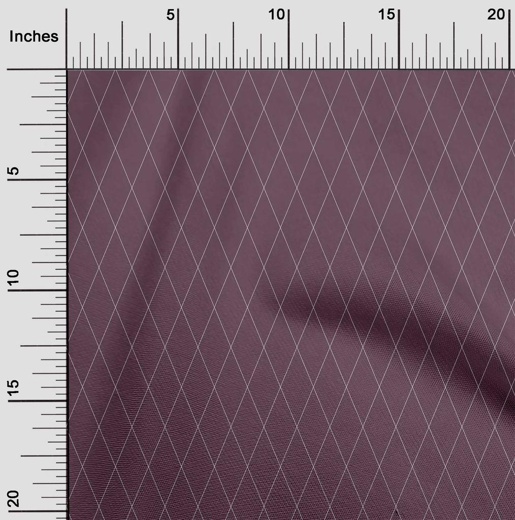 oneOone Cotton Flex Medium Pink Fabric Argyle Check Craft Projects Decor Fabric Printed By The Yard 40 Inch