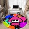 1pc Splatoon? Office Round Area Rug, Bedroom Living Room Home Decor, Room Deco,  Offic a1016187