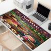 Custom Name Personalized Masha and the Bear Pattern Mousepad, Laptop PC Desk Mat, Decorative Desk Mat for Home Keyboard Pad Gift