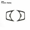 Real Carbon Fiber Headlight Switch Sticker Decoration Fit For Mustang 2015-