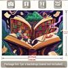 2D plane, huge book background fabric, home decoration, room decoration, party background decoration, polyester fiber