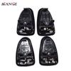 8pcs For Hyundai Accent 1.5L 1.6L 2000-2006 Outside & Ide Door Handle Front Rear Left Right Driver Passenger Black / Chrome