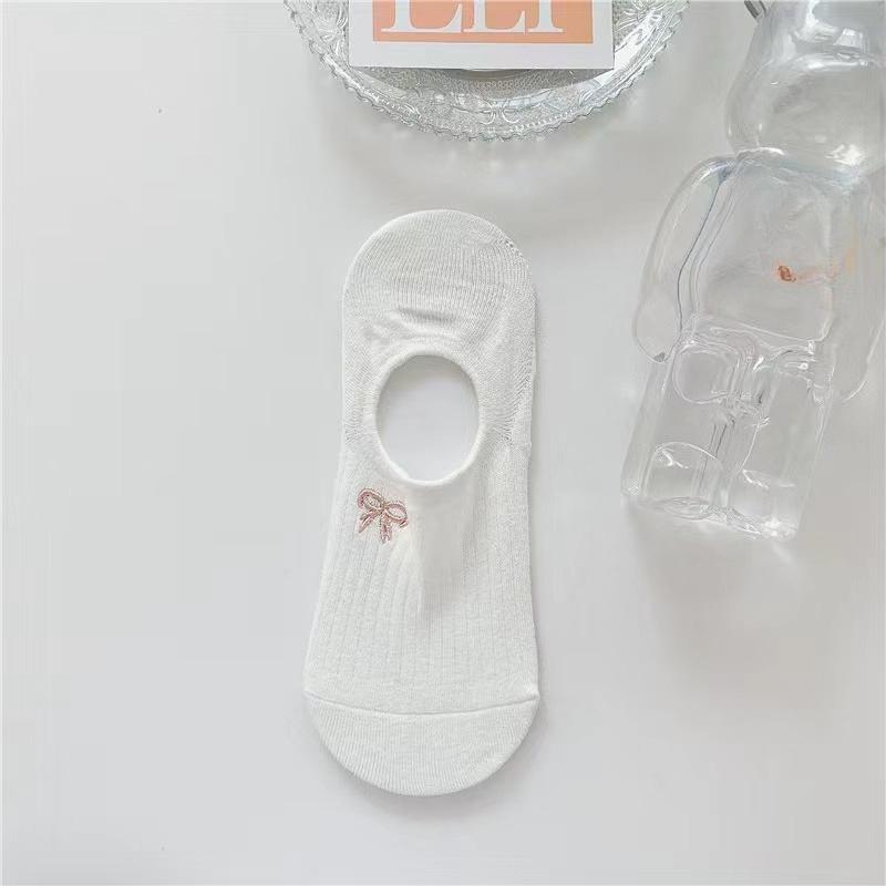 10 Pairs Women's Non-slip Invisible Socks Shallow Mouthed Boat Socks Female Soft Sock Breathable Short Sock