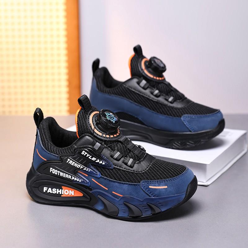 Youth style shoes Boys Lightweight Breathable Mesh Running Shoes Kids Outdoor Indoor Sports Casual Sneakers