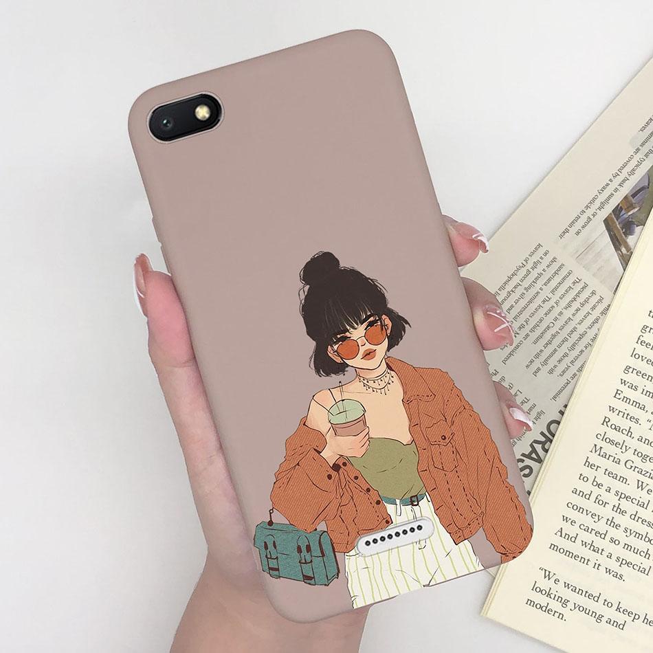 For Xiaomi Redmi 6A Case Cover Soft Silicone multicolor cute tpu Phone Cover Case For Xiomi Redmi 6A 6 A A6 bumper Phone Funda