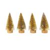 4pcs 10CM Mini Christmas Tree Gradient Artificial Xmas Pine Tree  Home Xmas Decor