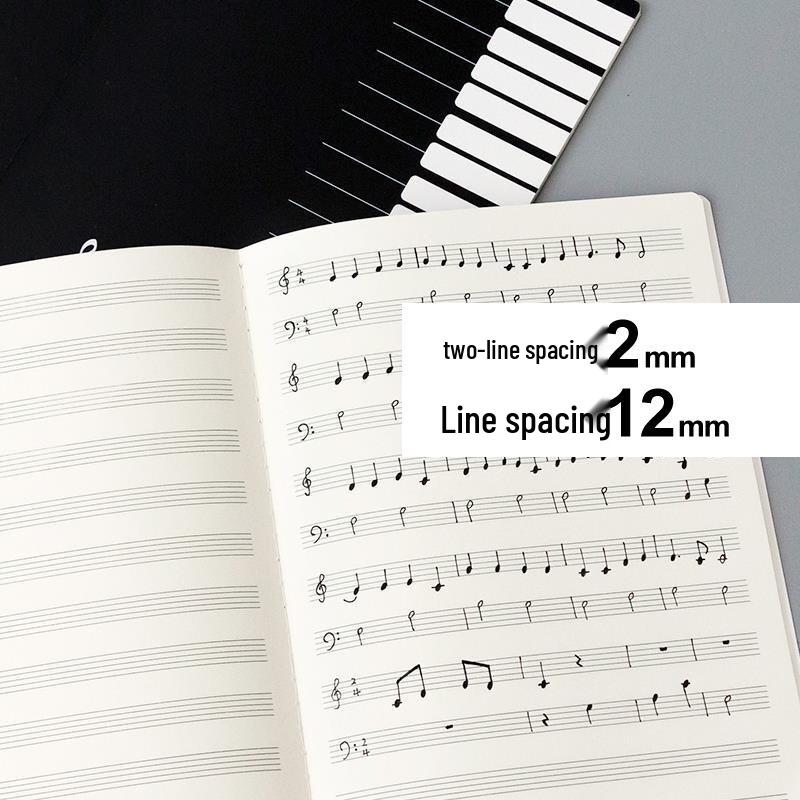 General 16K Music Staff Notebook: Music Theory & Practice