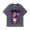 275 GSM Washed T-shirts 100% Cotton Seven Deadly Sins V8 Merlin Print Unisex Heavy Cotton T Shirt