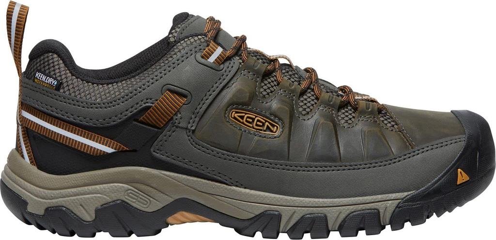 Buty trekkingowe TARGHEE III WP Targhee Three Wodoodporne Czarny Brąz cm [Keen] Męskie Oliwkowy/Złoty 29.0