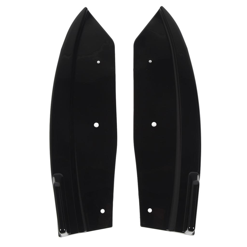 2 Pcs Rear Bumper Lip Spoiler Aerodynamic Lightweight Lower Chin Diffuser Splitter for X4 G02 M‑Sport 2018 To 2021