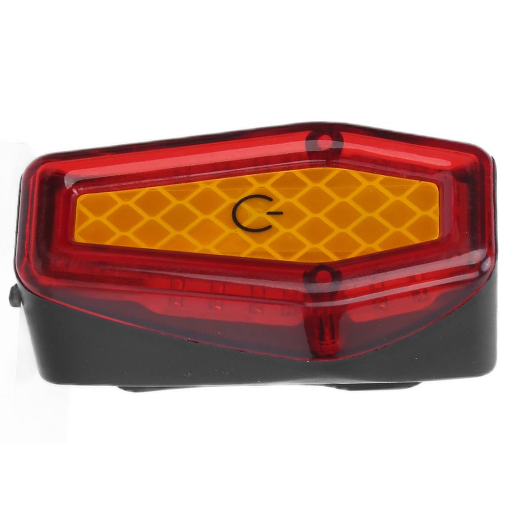 Bike Rear Light Waterproof USB Rechargeable Bicycle Warning Tail Light for Night Safety