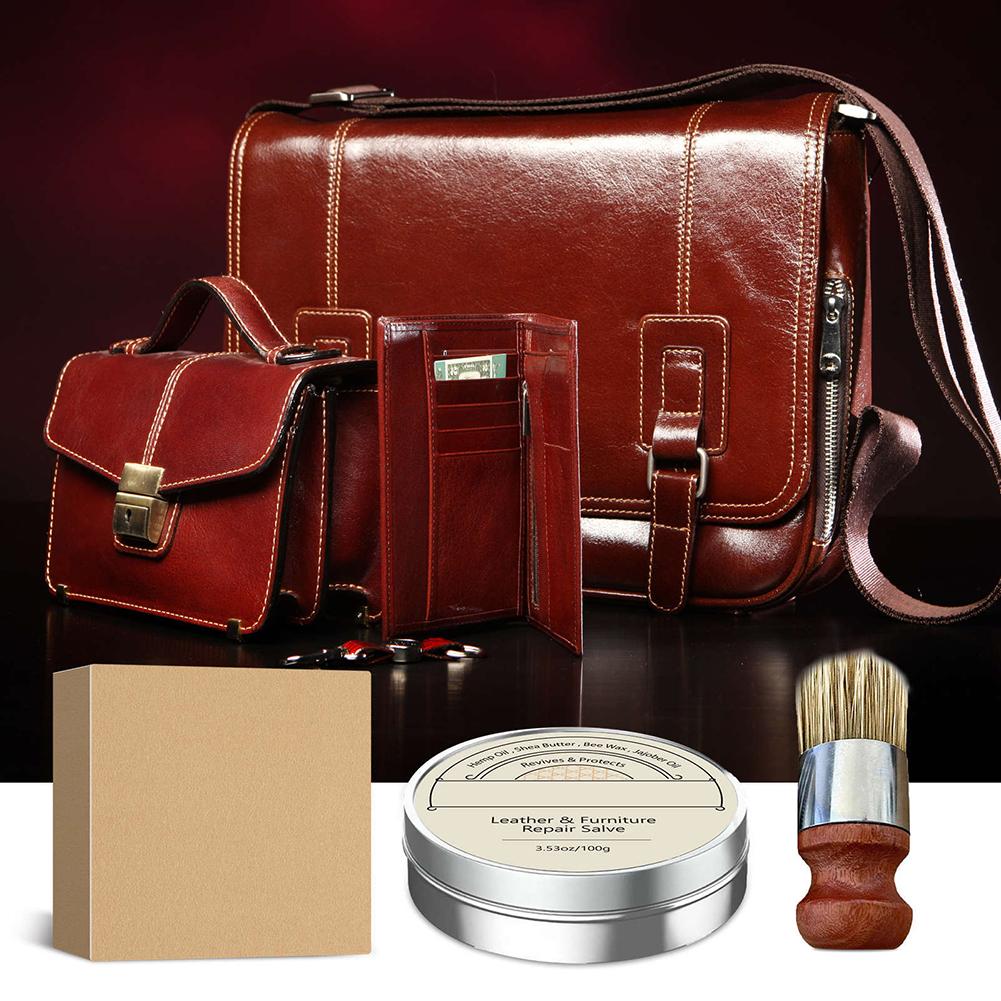 Leather Recoloring Balm Kit Multifunctional Furniture Salve For Leather For Home