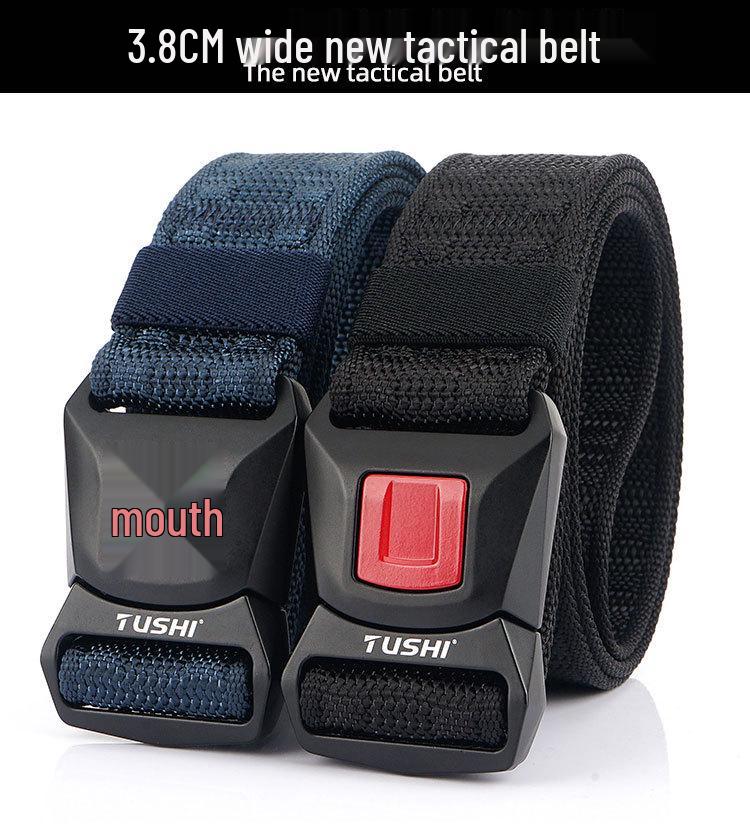 Enhanced Camouflage Tactical Nylon Belt for Training & Safety