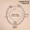 3pcs Delicate Love Heart Necklace Multilayer Pearl Choker Necklaces for Women Bridal Wedding Party Jewelry Gifts