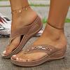 Infradito Retro da Donna Chic con Supporto per l'Arco Plantare - Comodi Sandali Estivi a Infradito Slip-On