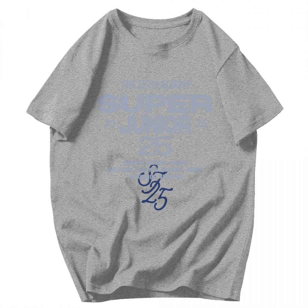 Men T Shirt 12TH ALBUM SuperJunior 25 Fans Gifts Cotton Y2K Graphic Crewneck Unisex Tops T Shirts