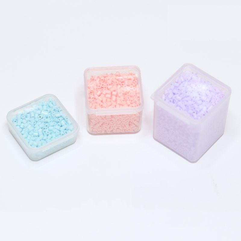Ungiftig 225 Farben #L Yantjouet 2,6 mm Mini-Perlen 2000 Stück/Box Hama-Perlen Perler-Perlen Leicht zu verstauen Für Kinder Bügelperlen Hohe Qualität