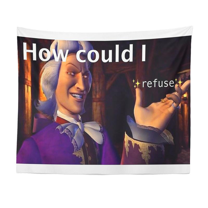 

Aertemisi Preminger How Could I Refuse Tapestry Wall Hanging Art for Bedroom Living Room College Dorm Party Backdrop Home 74x94cm(29x37in)