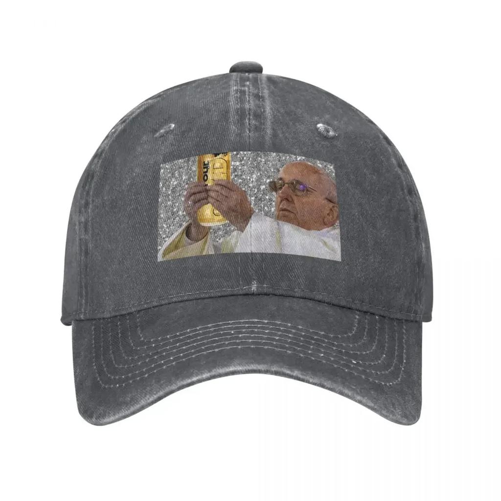 Pope with Gold Four Loko Baseball Cap Bobble Hat Cosplay Mens Womens