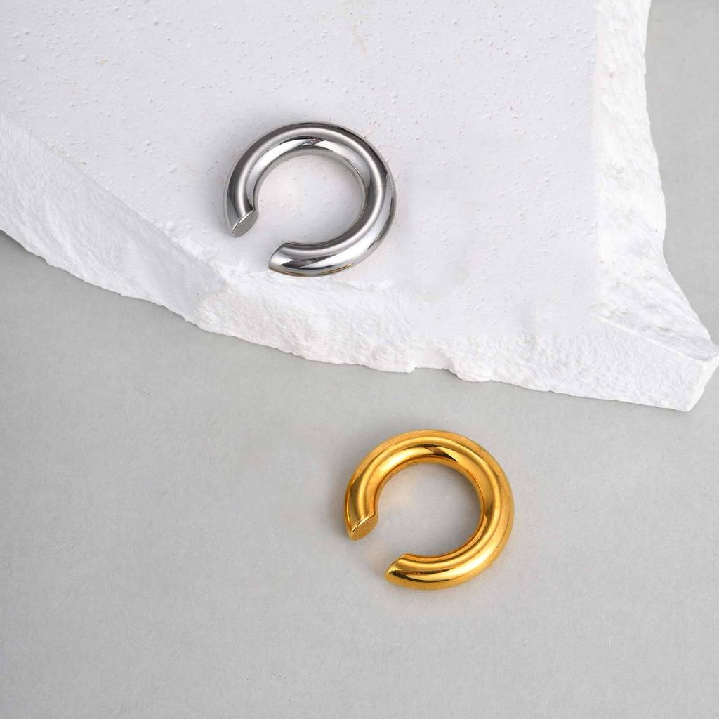 Earcuffs Stainless Steel Ear Cuffs for women girls, Helix Cartilage Clip on Earrings,Non Piercing Christmas Stocking Stuffers