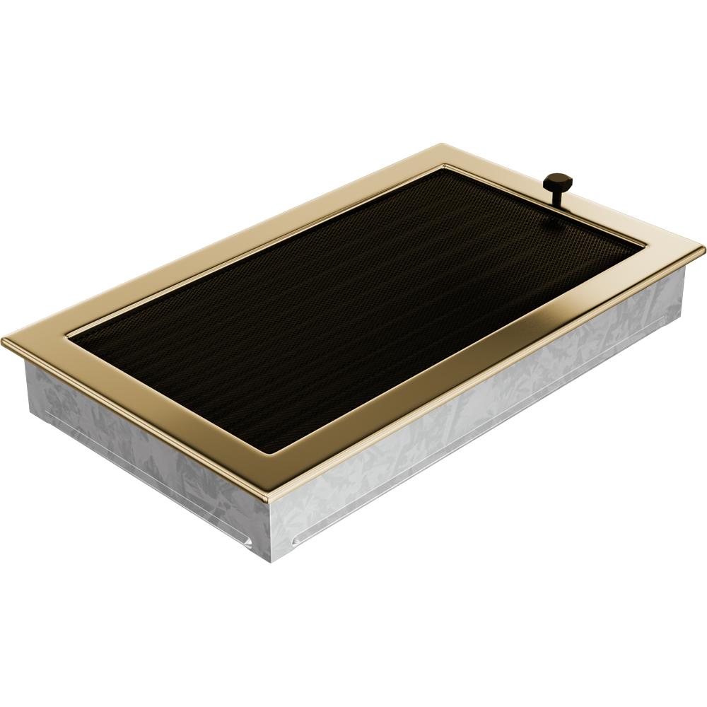 Capac aerisire 22x37 auriu - placat cu jaluzele