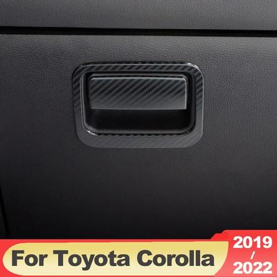 Stainless Car Glove Box Co-Pilot Handle Frame Trim Cover Stickers For Toyota Corolla - 2022 E210 Decoration Accessories